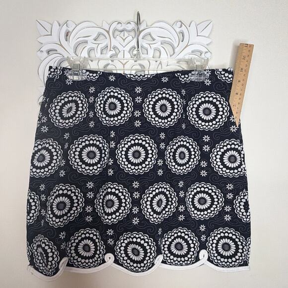 GOLFTINI Women's 6 LONG 6L SKORT Shorts Skirt "JUMP ROPE" Athleisure NAVY White - Picture 3 of 10